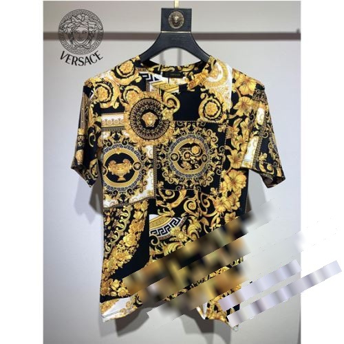 ブランド 偽物 通販 ランキング1位 2022秋冬 夏ファッションに必ず大活躍の一枚 ヴェルサーチ VERSACE 半袖Tシャツ