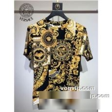ブランド 偽物 通販 ランキング1位 2022秋冬 夏ファッションに必ず大活躍の一枚 ヴェルサーチ VERSACE 半袖Tシャツ