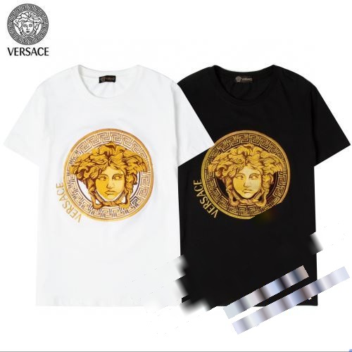 ヴェルサーチブランドコピー 機能性も備えたアイテム 2022秋冬 VERSACE 半袖Tシャツ 2色可選 乾きやすい