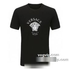 2022秋冬 半袖Tシャツスーパーコピー 落ち着いた質感 ヴェルサーチ VERSACE 2色可選  綿100％ 無地tシャツ