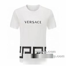 ヴェルサーチ VERSACE 人目を惹くデザイン 半袖Tシャツコピーブランド 2色可選 半袖Tシャツ Tシャツ 夏 サマーTシャツ