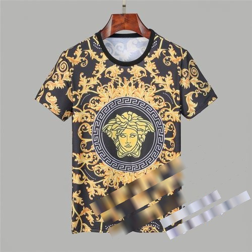 ブランド コピー 機能性?耐久性抜群 ヴェルサーチ VERSACE 半袖Tシャツ カジュアル 着痩せ 上着 夏新作 可愛い