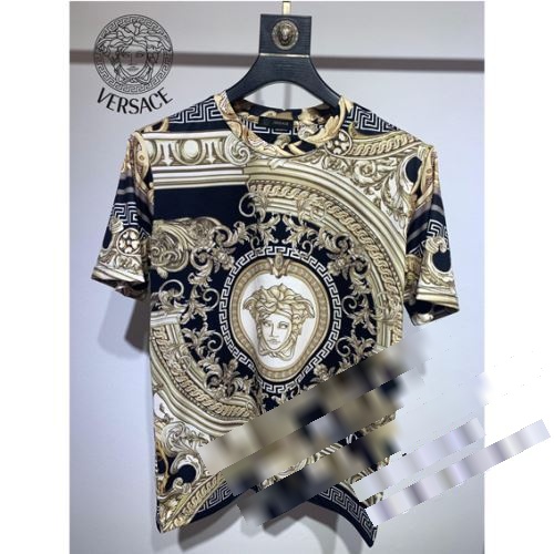 当店ランキング1位常連 VERSACEコピーブランド それでいてソフトな着用感も実現した ヴェルサーチ VERSACE 半袖Tシャツ