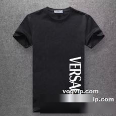 海外限定ライン 2022秋冬 半袖Tシャツ 高品質 ヴェルサーチ VERSACEスーパーコピー 3色可選
