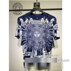半袖Tシャツ 吸水 吸汗 即乾 ポップ 2022秋冬 ヴェルサーチ VERSACE コピー