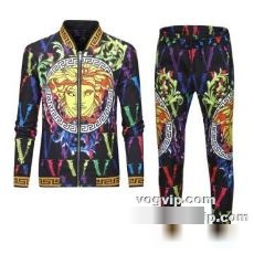 お洒落な存在感 ヴェルサーチコピー VERSACE ジャージセット 上下セット 着回し度抜群