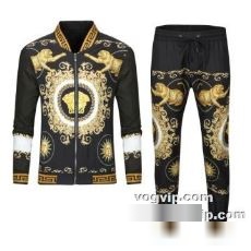 2022秋冬 ヴェルサーチ偽物ブランド 【人気ブログ掲載】 VERSACE ジャージセット 上下セット 優しいフィット感