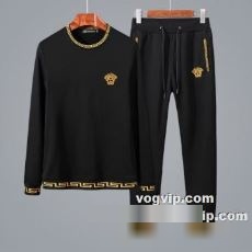 2022秋冬 入手困難！ヴェルサーチ VERSACE ジャージセット コピー ブランド上下セット 2色可選 存在感のある