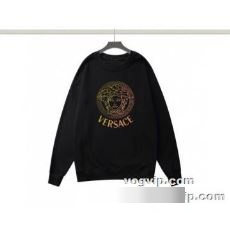 高級感ある ヴェルサーチ VERSACE スーパーコピー 激安 プルオーバーパーカー パーカー 2色可選 定番無地パーカー