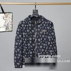 ファション性の高い ヴェルサーチ VERSACE ブルゾン偽物ブランド 寒暖によって調節できる