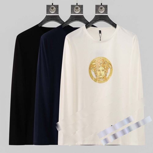 人気新品★超特価★ 2022秋冬 ヴェルサーチブランド 偽物 通販 VERSACE 長袖Tシャツ 3色可選