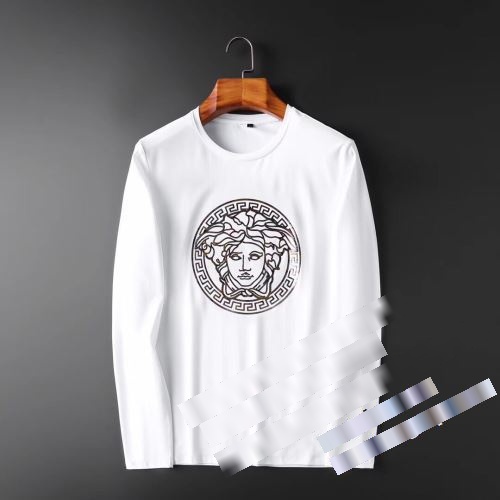 海外セレブ愛用 2022秋冬 ヴェルサーチスーパーコピー VERSACE 長袖Tシャツ 2色可選