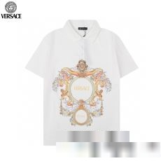 抜群な存在感 VERSACEブランド 偽物 通販 2023最新入荷 ヴェルサーチスーパーコピー半袖Tシャツ2色可選