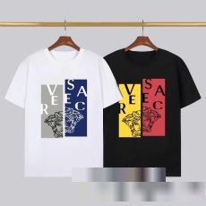 新作入荷2017 ヴェルサーチ偽物ブランド優れた品質半袖Tシャツ2色可選有名人の愛用品VERSACEコピー