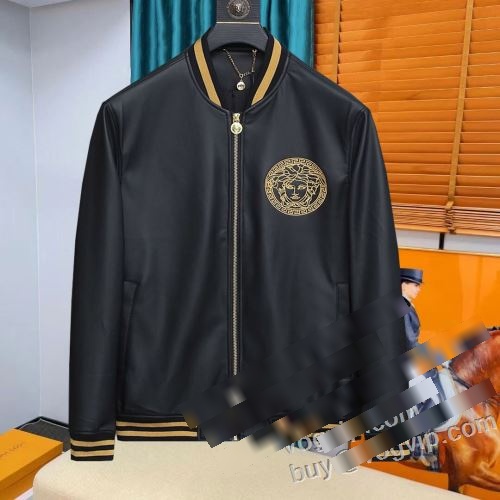 選べる極上 2023秋冬 ヴェルサーチ VERSACE ブルゾン ブランドコピー専門店 防寒具としての機能もバッチリ