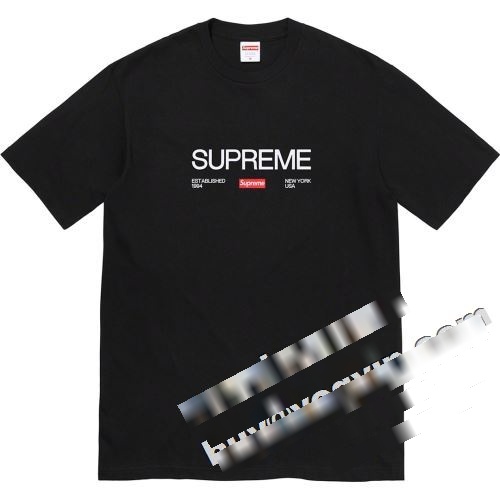 S2201 Supreme 21FW Est. 1994 Tee SUPREMEコピー 2022 シュプリーム コピー 4色可選 半袖Tシャツ オリジナル