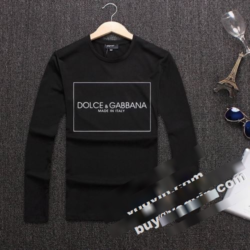  Dolce&Gabbanaコピー 超激得品質保証 3色可選 限量販売 ドルチェ＆ガッバーナコピー 2022 長袖Tシャツ    