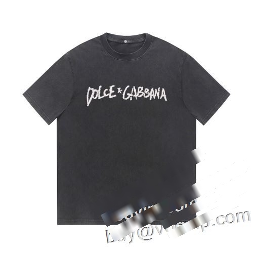 2023 ドルチェ＆ガッバーナ Dolce&Gabbana ブランド コピー 2年以上連続１位獲得 しわになりにくい 半袖Tシャツ 3色可選