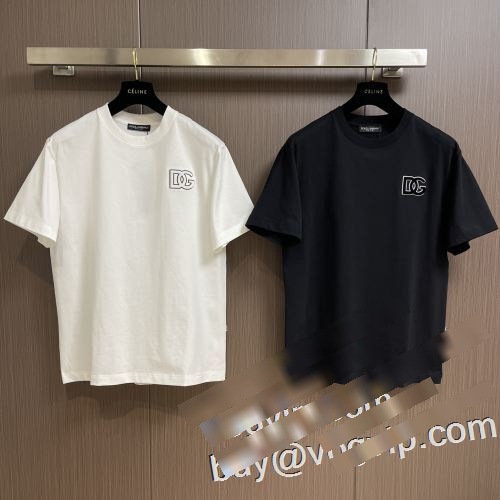 2023 日本未入荷モデル 半袖Tシャツ 2色可選 流行に関係なく長年愛用できる ドルチェ＆ガッバーナ Dolce&Gabbana スーパーコピー n級品 代金引換