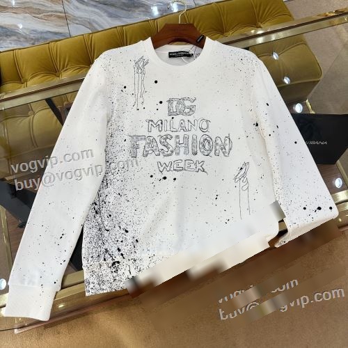 2023最新入荷 人気が爆発 ドルチェ＆ガッバーナブランドコピー Dolce&Gabbana プルオーバーパーカー しっかり暖かな感じ