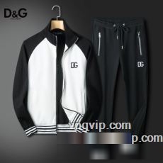 2023HOT大人気 ドルチェ＆ガッバーナ Dolce&Gabbana おしゃれな装い セットアップ上下 ジャージセット パーカー 超人気美品◆