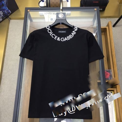 有名人の愛用品Dolce&Gabbanaスーパーコピー半袖Tシャツ2色可選 驚きの破格値2023 ドルチェ&ガッバーナブランド 偽物 通販新作入荷セール
