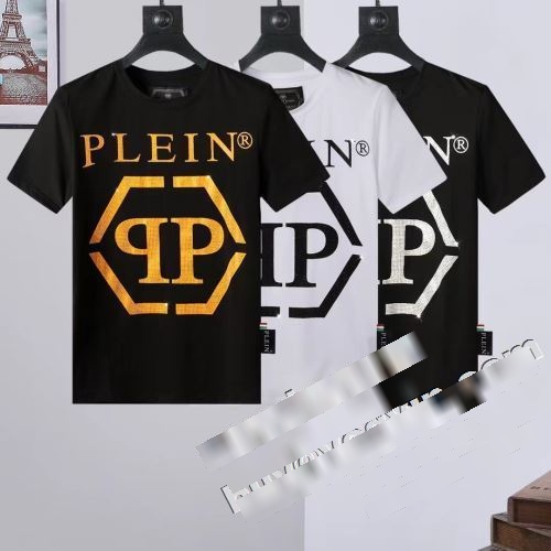 フィリッププレイン PHILIPP PLEIN 早くも完売している 2022春夏 半袖Tシャツ PHILIPP PLEINスーパーコピー 激安 2色可選