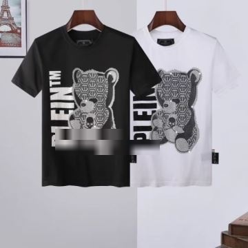 海外セレブ定番愛用 フィリッププレイン PHILIPP PLEIN 半袖Tシャツ 2022春夏 PHILIPP PLEINブランド コピー 2色可選