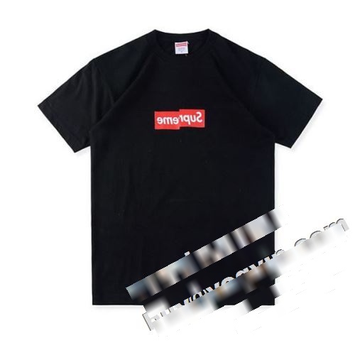 大注目！Supreme Comme Des Garcon Shirt Box Logo Tee CDG  2022 シュプリーム コピー 2色可選 半袖Tシャツ SUPREMEコピー 