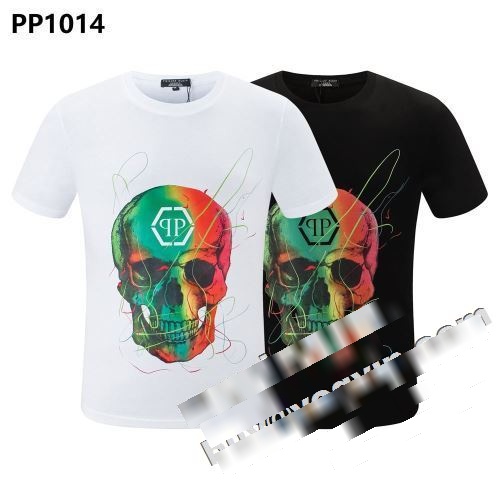 美品！2022春夏 半袖Tシャツ PHILIPP PLEINコピー ブランド 2色可選 フィリッププレイン PHILIPP PLEIN