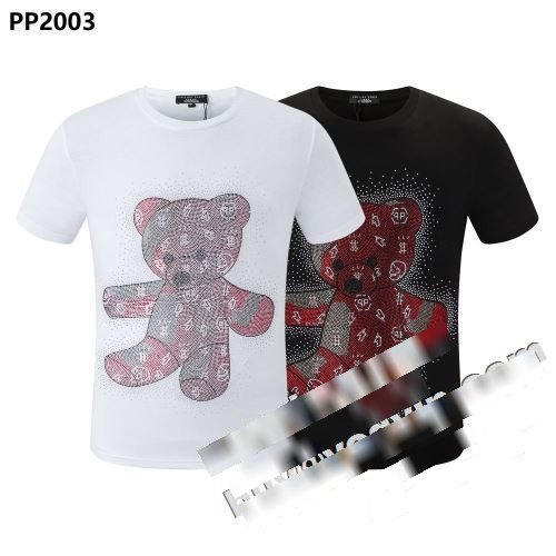 人気商品 フィリッププレイン PHILIPP PLEIN 半袖Tシャツ 2022春夏 PHILIPP PLEINブランドコピー 夏ファッションに必ず大活躍 2色可選