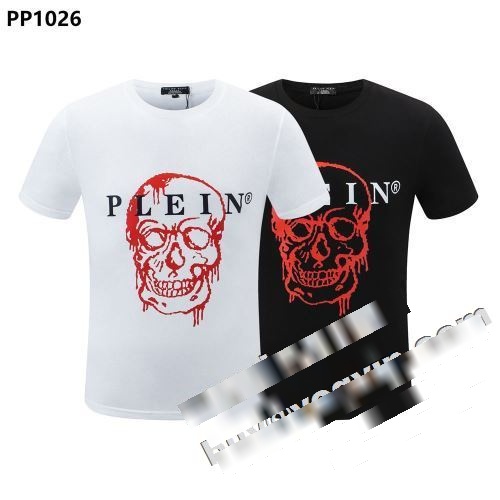 ★安心★追跡付 2022春夏 半袖Tシャツ フィリッププレイン PHILIPP PLEIN フィリッププレインコピー 肌触りの優しい素材で着心地も抜群 2色可選