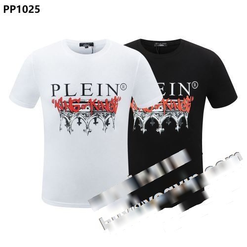 大人気☆NEW!! PHILIPP PLEIN 2022春夏 半袖Tシャツ フィリッププレインブランド コピー 吸汗速乾でドライでクールに着こなし出来ます 2色可選