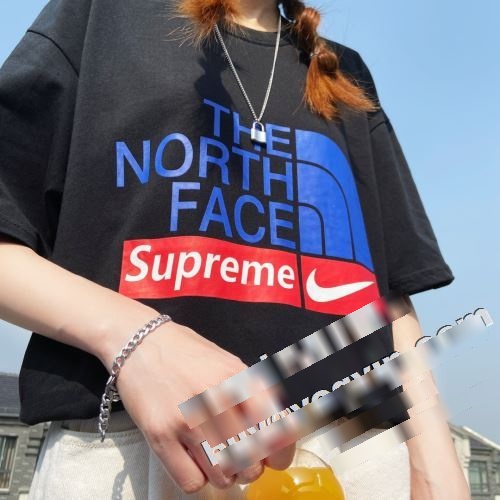 THE NORTH FACE X NIKE X SUPREME シュプリーム コピー 個性派 SUPREMEコピー 2022  2色可選 半袖Tシャツ