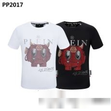 人気定番2023フィリッププレイン偽物ブランド 半袖Tシャツ吸汗性に優れ 2色可選 PHILIPP PLEINコピー