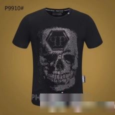 フィリッププレインブランド偽物通販 柔らかい手触り半袖Tシャツ 2色可選 PHILIPP PLEINコピー2023最新入荷