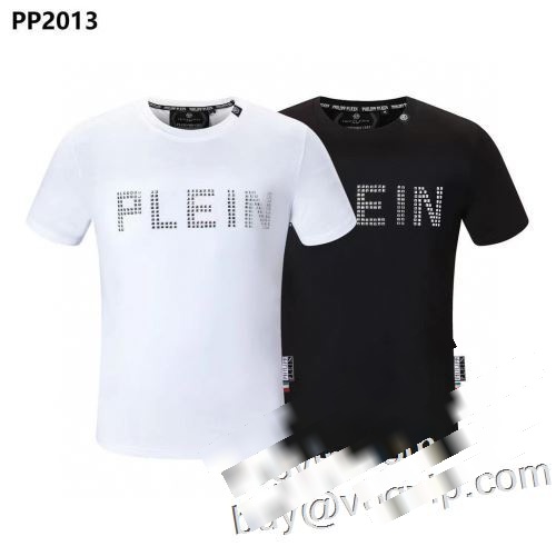  2023春夏季超人気フィリッププレインコピー半袖Tシャツ 2色可選 PHILIPP PLEINブランド コピー着心地満点