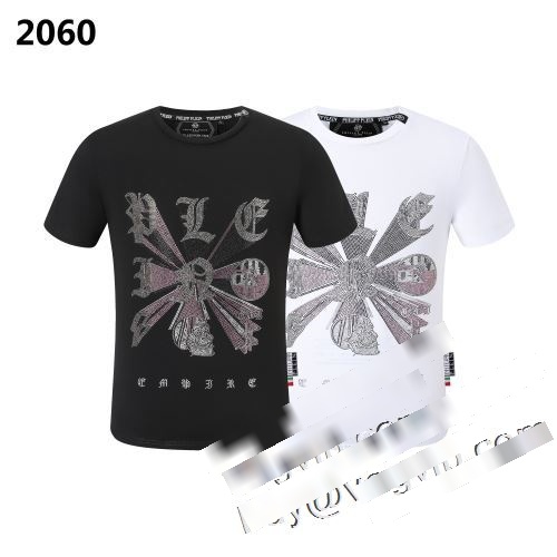 人気上昇夏フィリッププレインコピー新作入荷2023 注目のアイテムPHILIPP PLEIN偽物ブランド半袖Tシャツ2色可選 