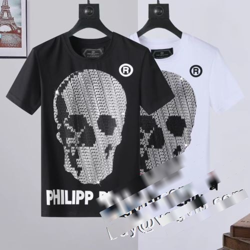 2023春夏季超人気 PHILIPP PLEINブランドコピー半袖Tシャツ2色可選 店舗で人気満点 フィリッププレインコピーブランド