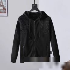 存在感のある 2023秋冬 フィリッププレインコピー ブランド PHILIPP PLEIN ブルゾン パーカー 大きいサイズ 暖かい おしゃれ