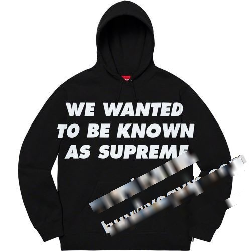 2022 素敵 パーカー シュプリーム コピー Supreme Known As Hooded Sweatshirt SUPREMEコピー  2色可選 