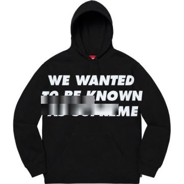 2022 素敵 パーカー シュプリーム コピー Supreme Known As Hooded Sweatshirt SUPREMEコピー  2色可選 