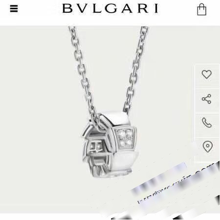 肌触りのいい  ブルガリブランド 偽物 通販 2022秋冬 ブルガリ BVLGARI ネックレス ペンダントトップ 2色可選 レディ?ス チェーンのみ 安い 人気