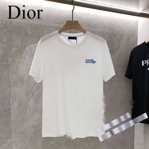 コーデ 知的なムードを演出 2022秋冬 ディオール DIOR ディオールスーパーコピー 半袖Tシャツ 2色可選