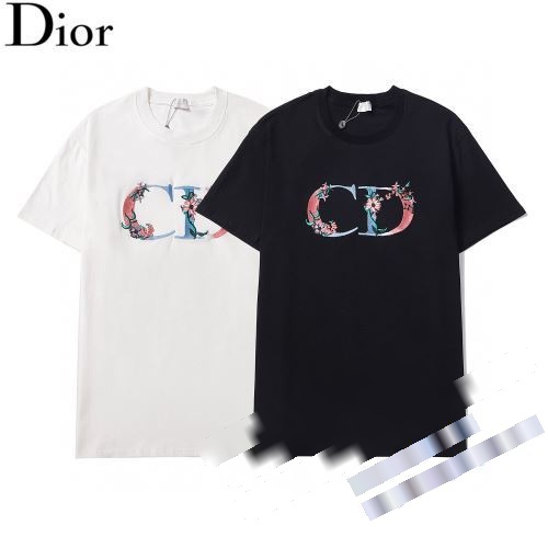 DIORブランド 偽物 通販 高級感漂わせる 2022秋冬 ディオール DIOR 半袖Tシャツ 2色可選