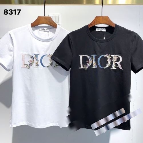 完成度の高い逸品 2022秋冬 ディオール DIORコピー ブランド 半袖Tシャツ 2色可選