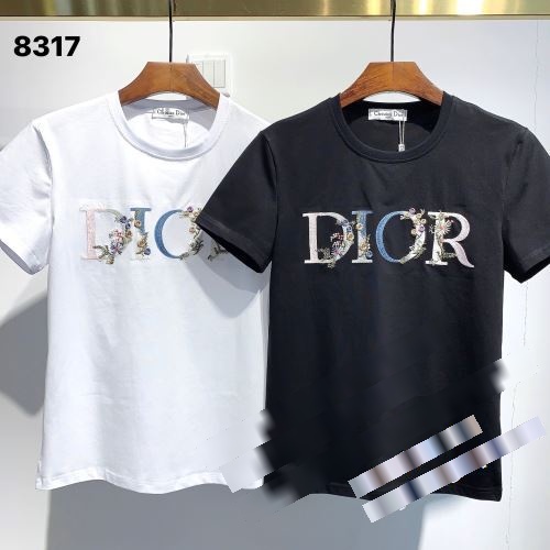 芸能人に愛用者続出 2022秋冬 ディオール DIORブランドコピー 半袖Tシャツ 2色可選