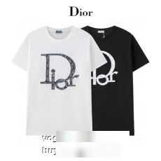 2022秋冬 ディオール DIOR 半袖Tシャツ 日本未入荷モデル 2色可選 ディオールブランド 偽物 通販