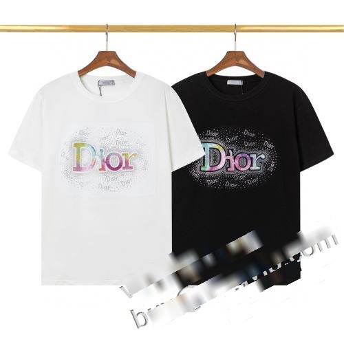 赤字超特価2023 ディオールコピーブランド超激得高品質 DIORコピーブランド半袖Tシャツ2色可選 