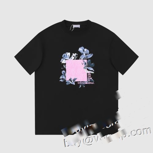 ブランドスーパーコピー 激安専門店 2023 優しいフィット感 ディオール DIOR 人気激売れ 半袖Tシャツ 2色可選